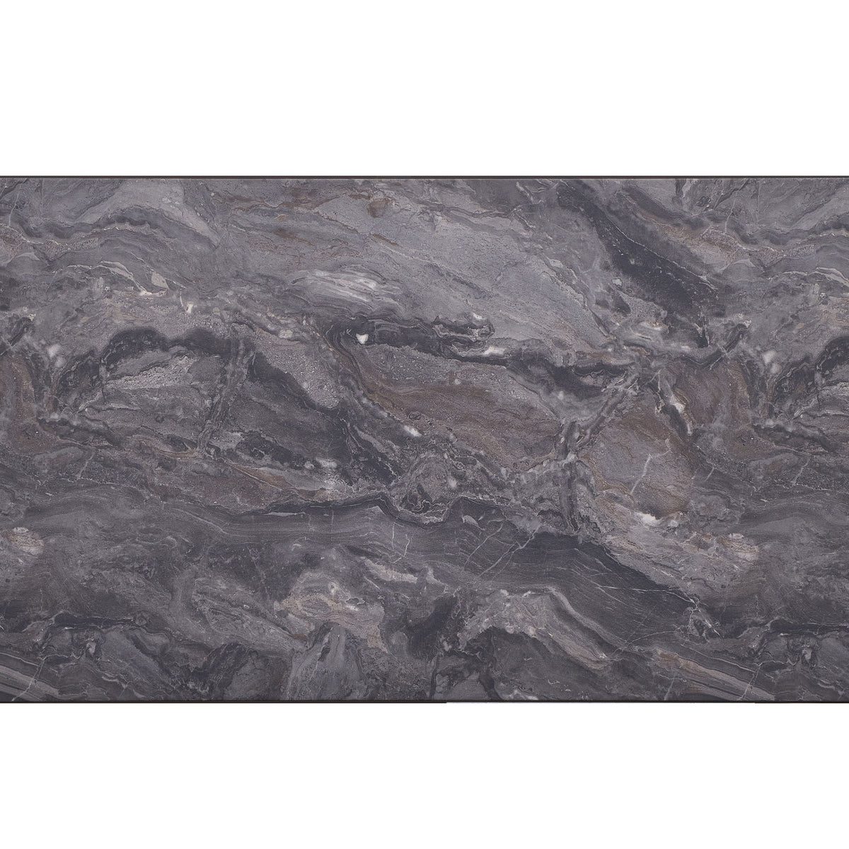 Bevis - Engineered Stone Top Dining Table - Walnut