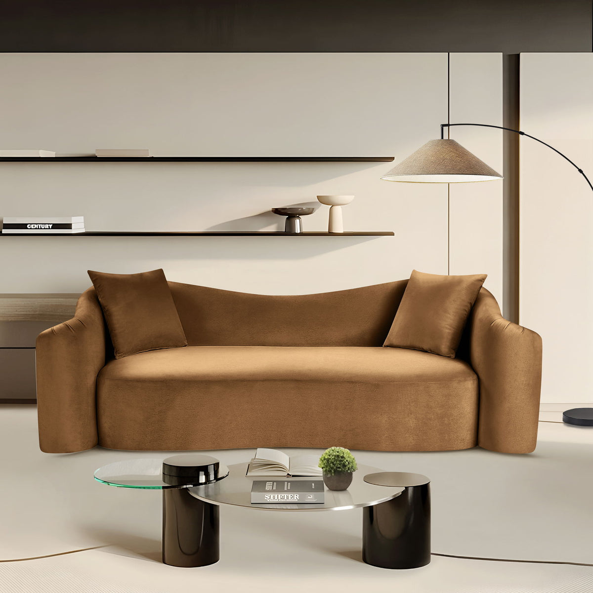 Destin - Sofa - Saddle