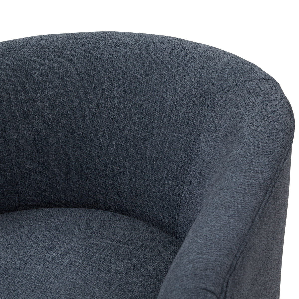 Miramar - Swivel Barrel Chair With Wooden Base