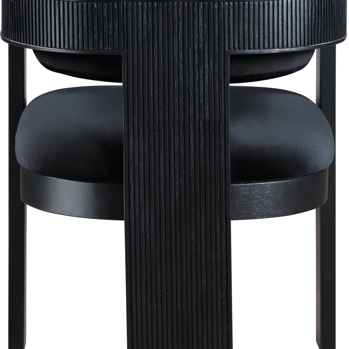 Sacha - Velvet Dining Chair With Black Base (Set of 2)