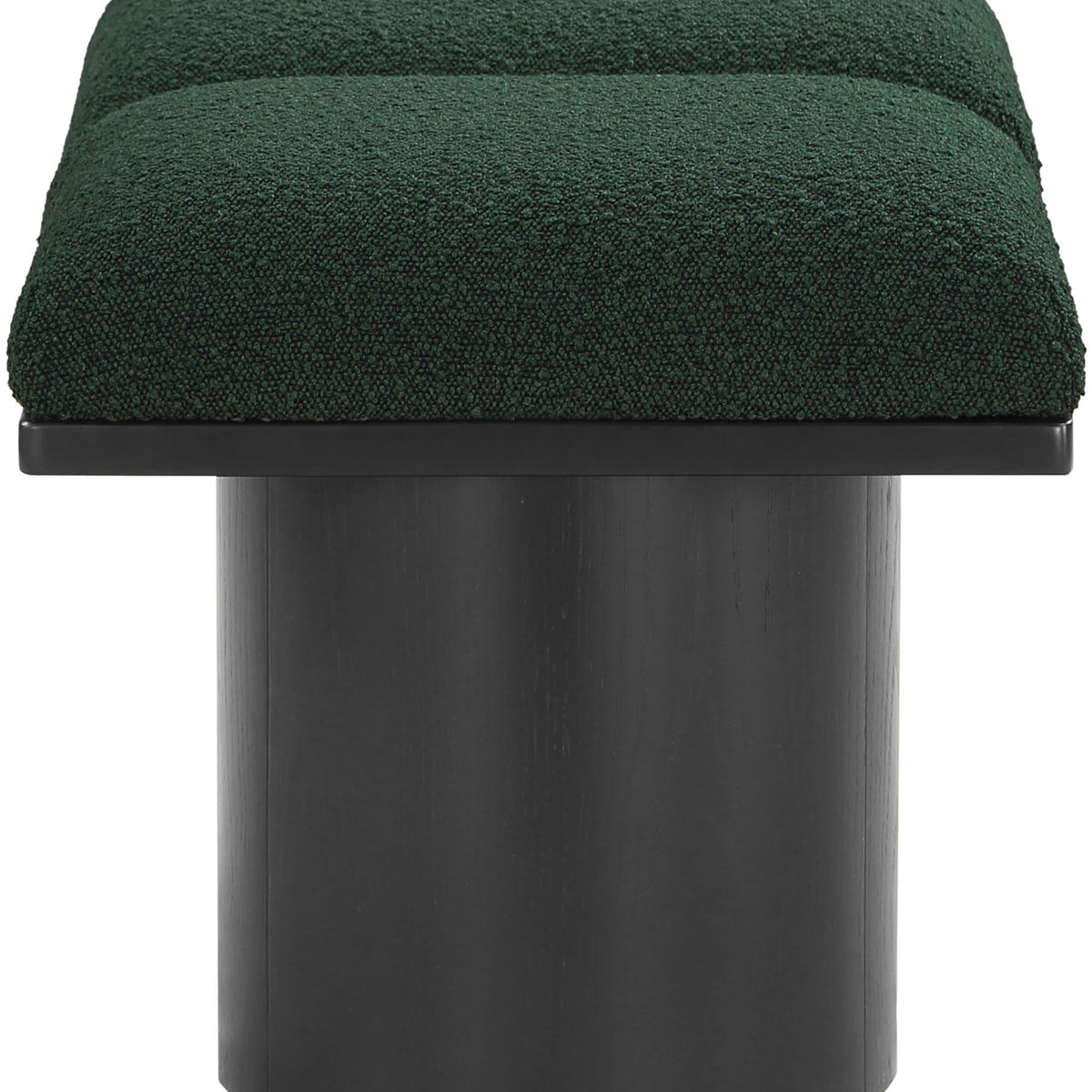 Pavilion - 2 Piece Modular Bench With Black Base