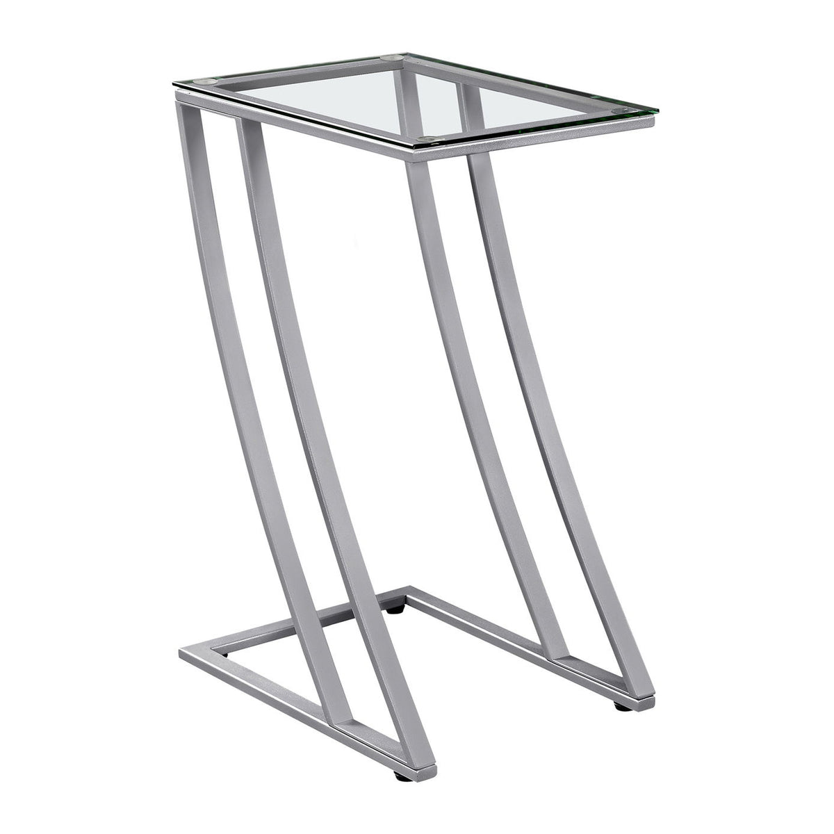Accent Table, C - Shaped, Sturdy Construction, Contemporary & Modern