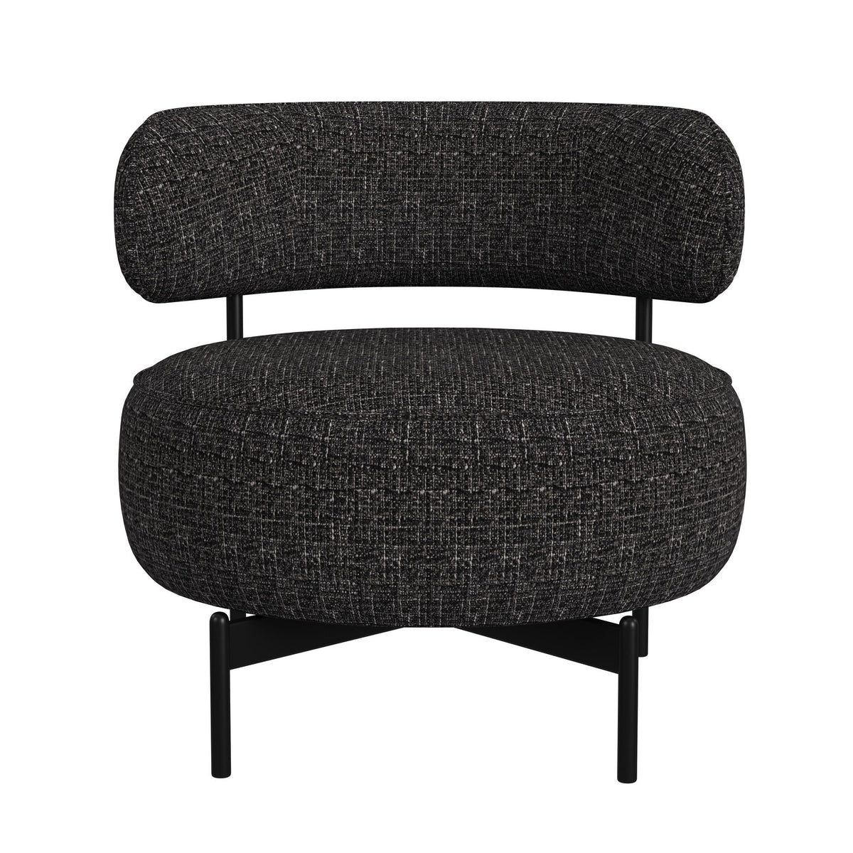 Antonia - Swivel Chair - Heron Black