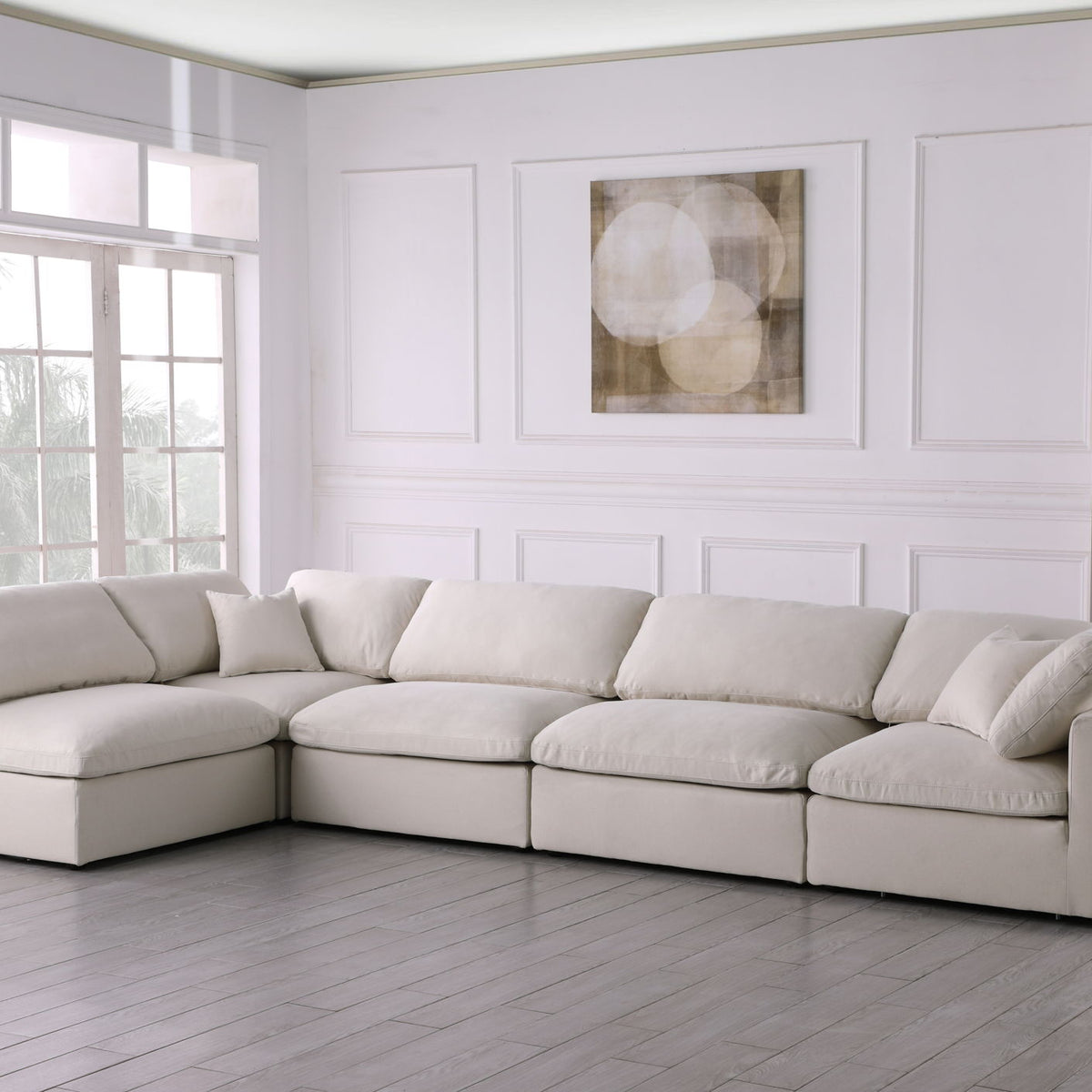 Plush - 5 Piece Modular Sectional