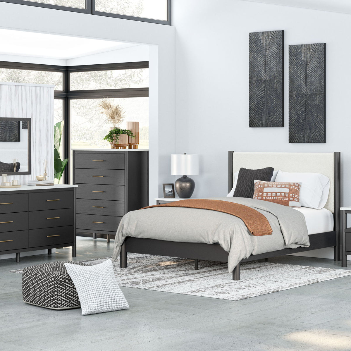Cadmori - Panel Bedroom Set