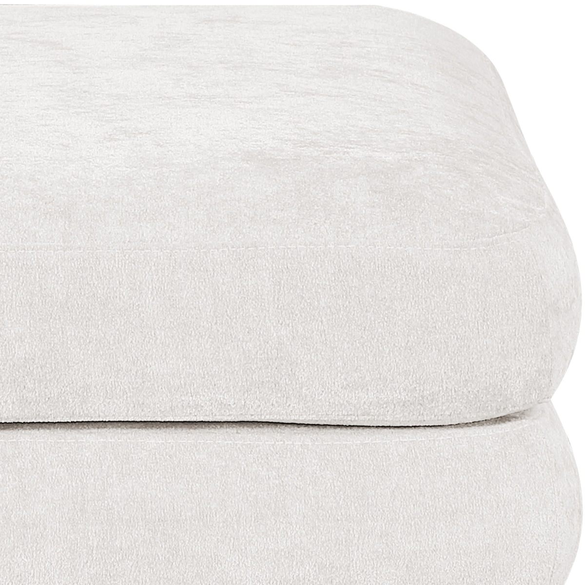 Stellar - Chenille Fabric Upholstered Modular Modular Ottoman