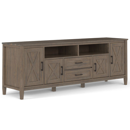 Ela - TV Media Stand - Smoky Brown