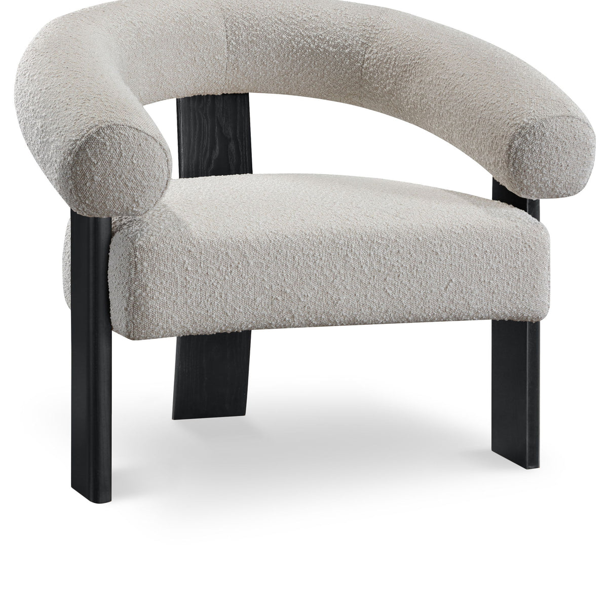 Winston - Accent Chair With Black Legs