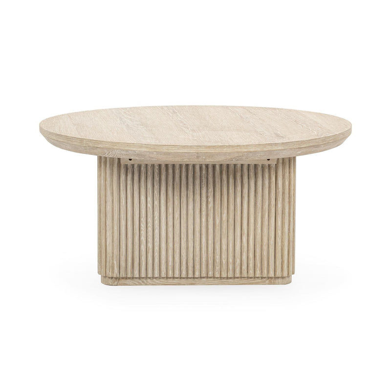 Vander - Solid Wood Round Coffee Table