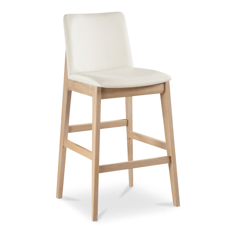 Deco - Barstool - White / Light Brown