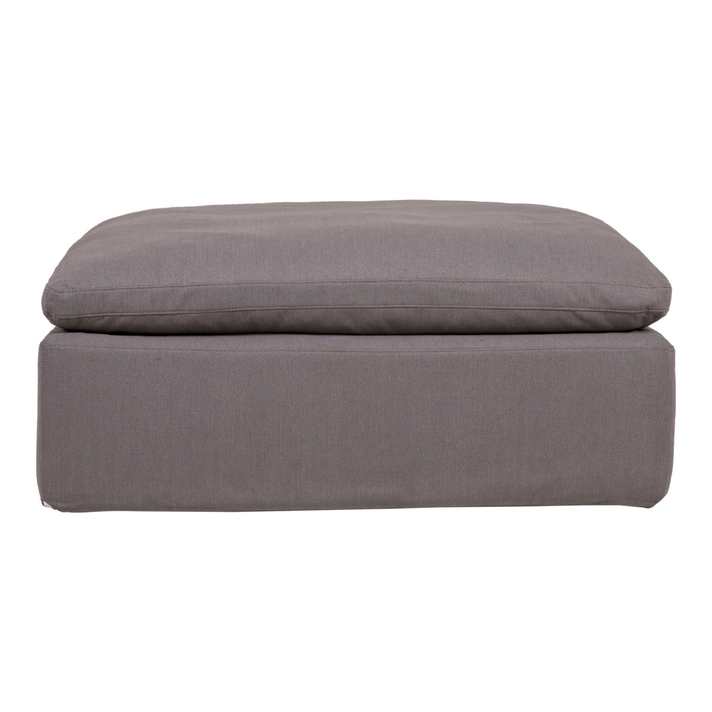 Clay - Ottoman Livesmart Fabric - Light Gray