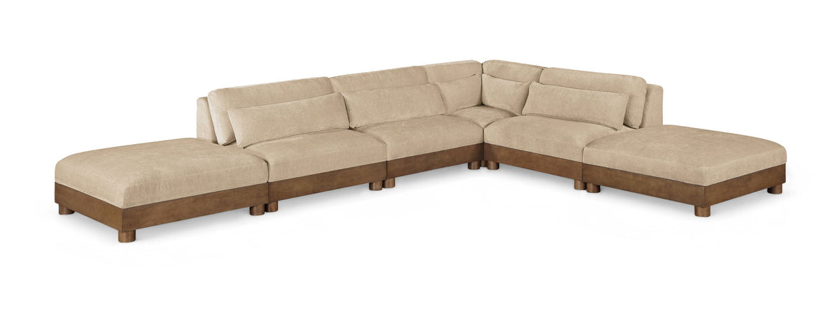 Turin - Fabric Upholstered 6 Piece Modular Sectional