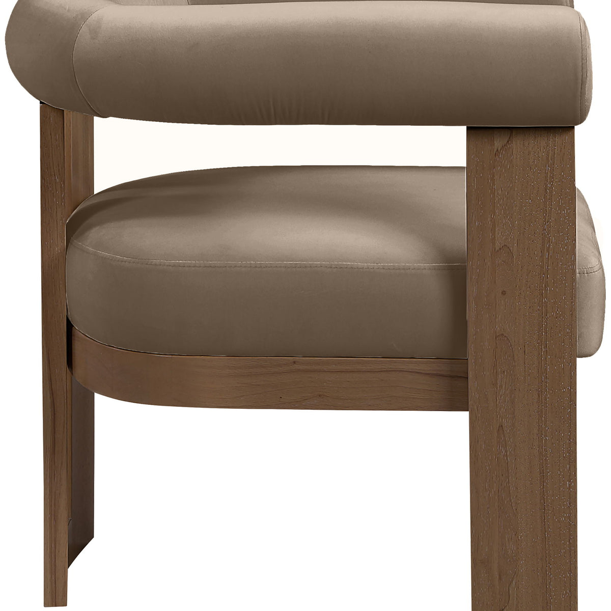 Arienzo - Performance Fabric Upholstered Accent Chair - Walnut Base