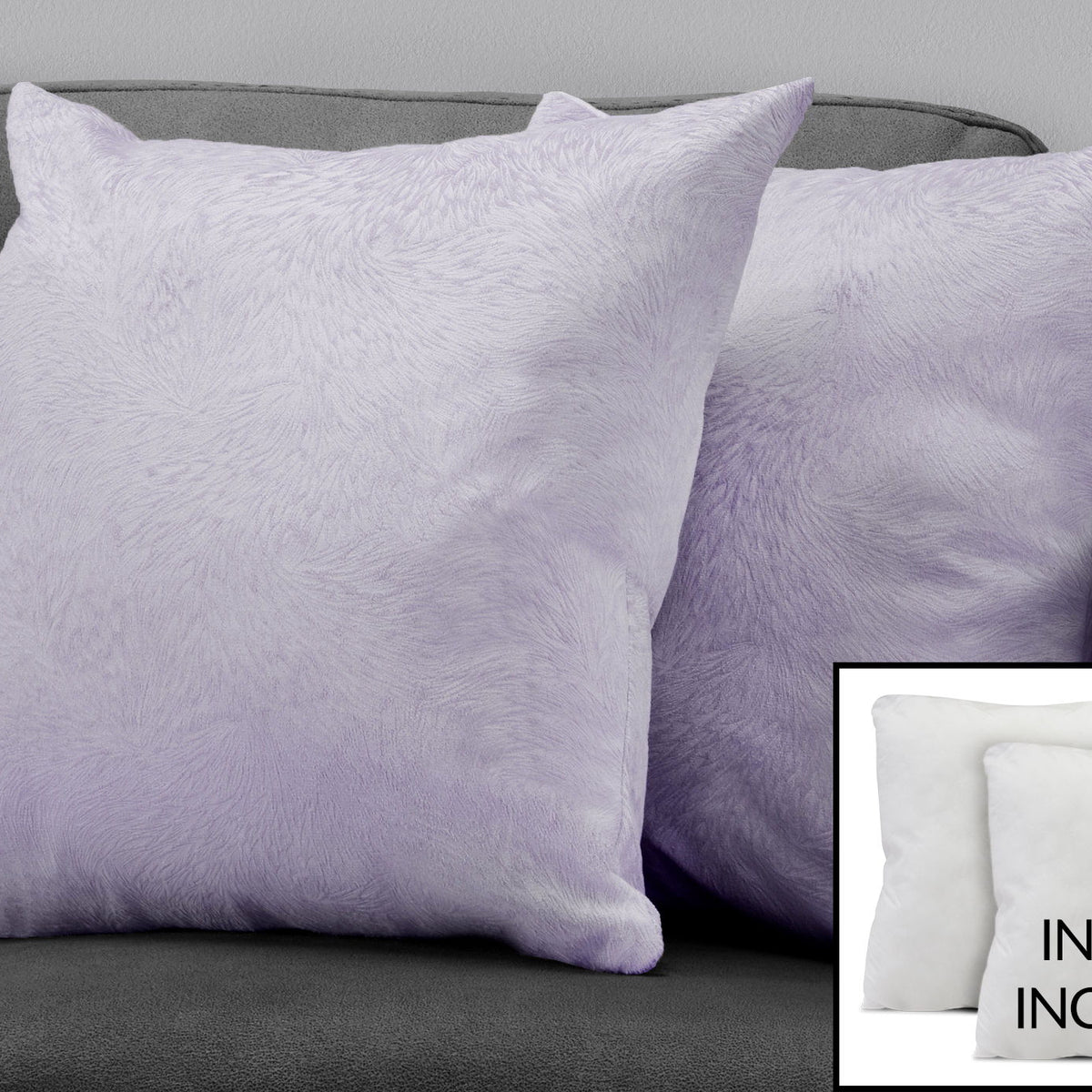 Pillows, Square, Insert Included, Decorative Throw, Hypoallergenic, Modern