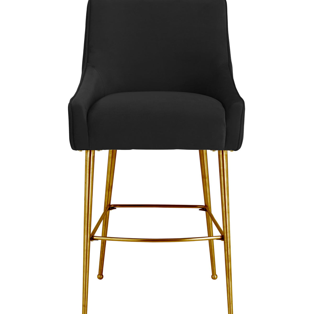 Beatrix - Pleated Velvet Stool