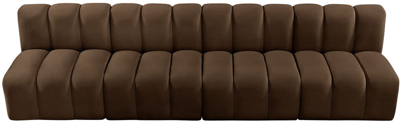 Arc - Velvet 4 Seats Modular Sofa