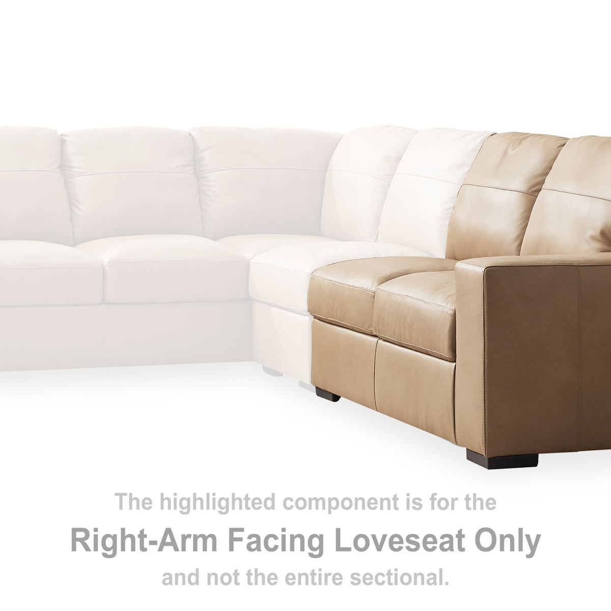 Bandon - Raf Loveseat - Toffee