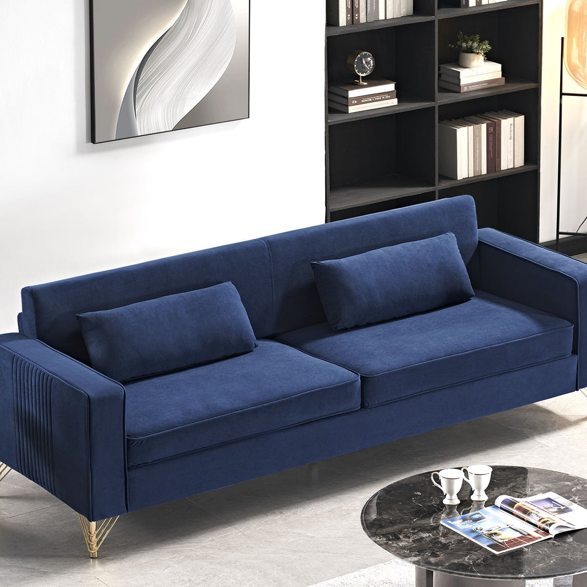Aesthetic 3 Seater Couch With Classic Modern Appeal And Luxurious Soft Comfort