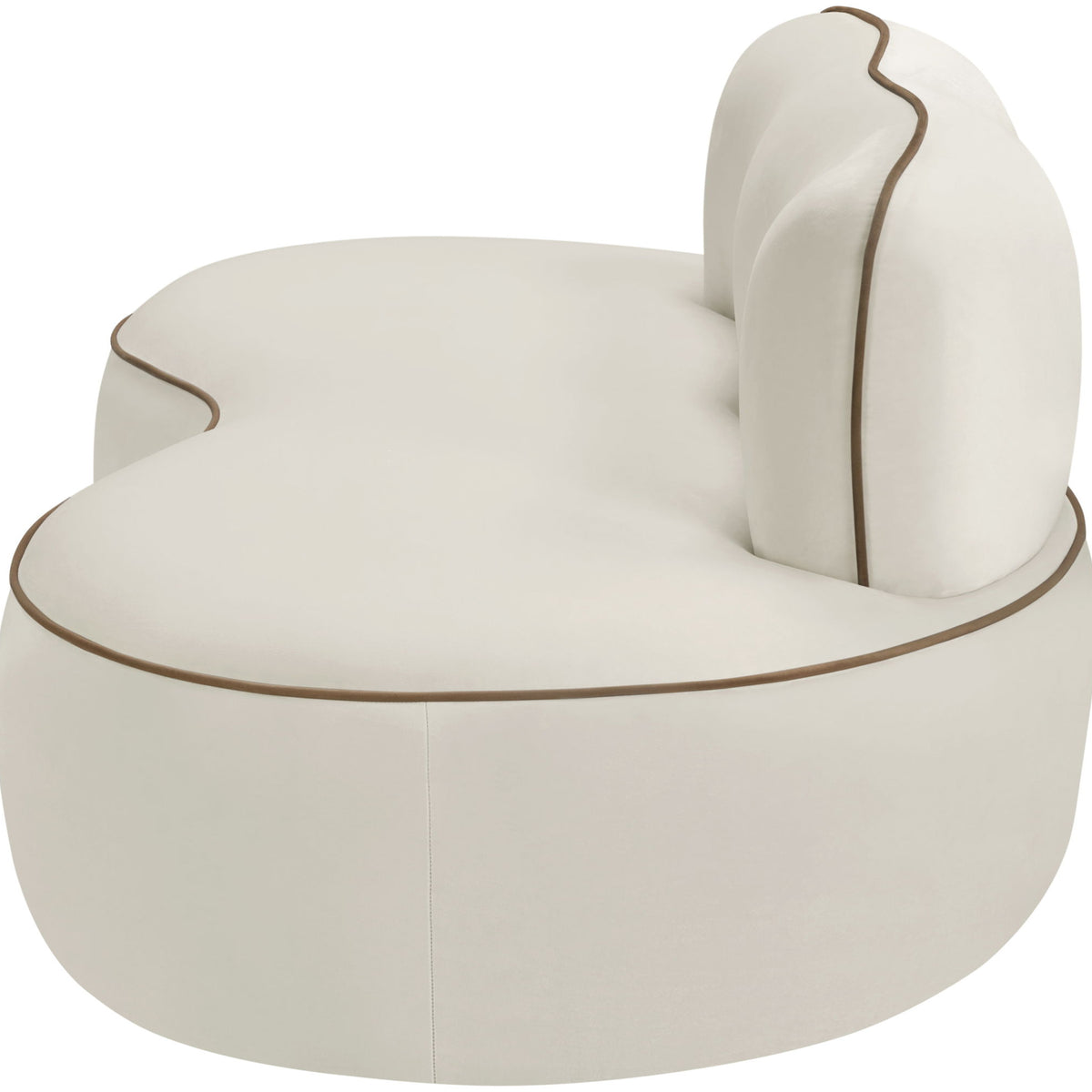 Swerve - Velvet 77" Upholstered Loveseat