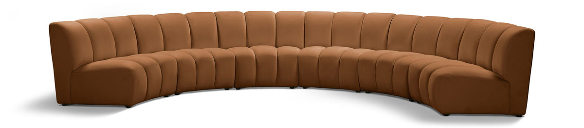 Infinity - 6 Piece Modular Sectional - Saddle