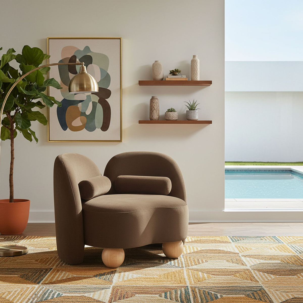 Daphne - Velvet Chair