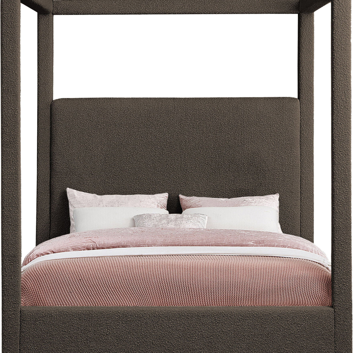 Eden - Boucle Fabric Upholstered Bed