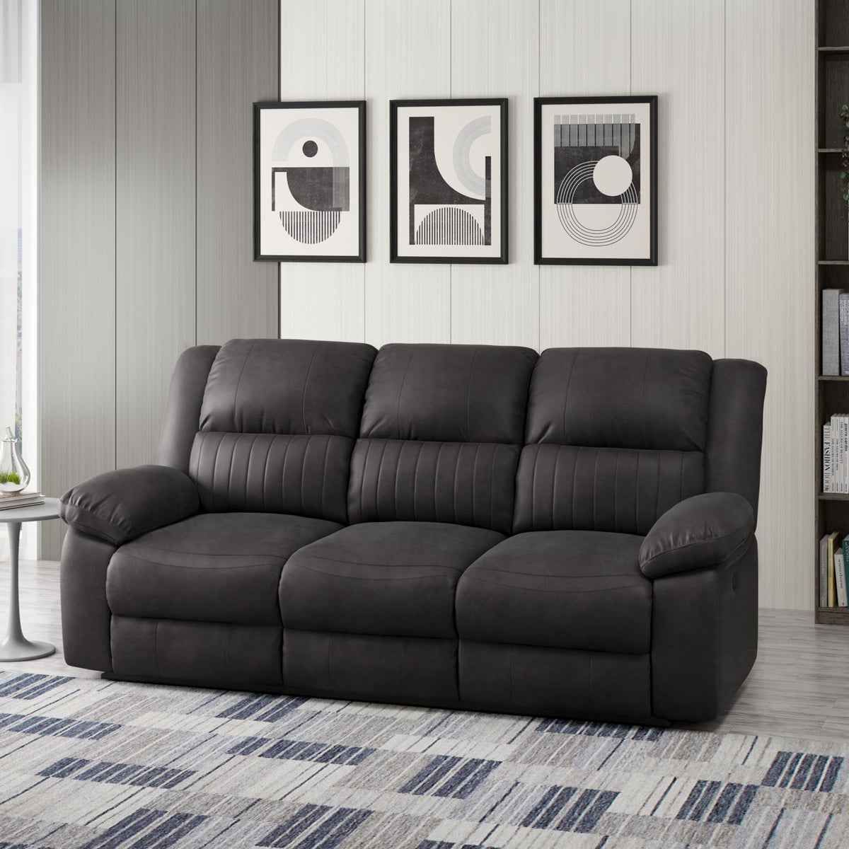 Marshall - Reclining Sofa - Black