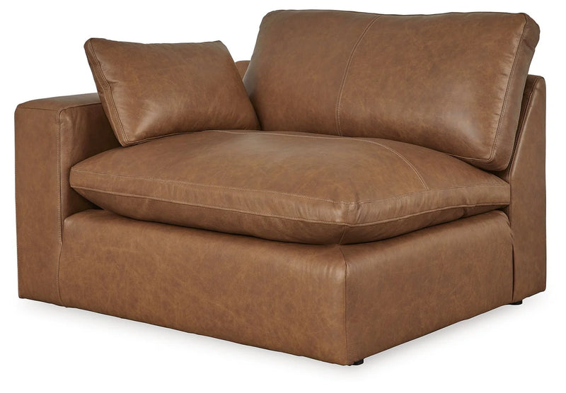 Ashley Furniture Emilia Genuine Leather Cloud Sectional