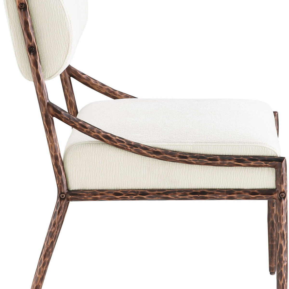 Bastille - Upholstered Dining Side Chair (Set of 2) - Bronze Frame