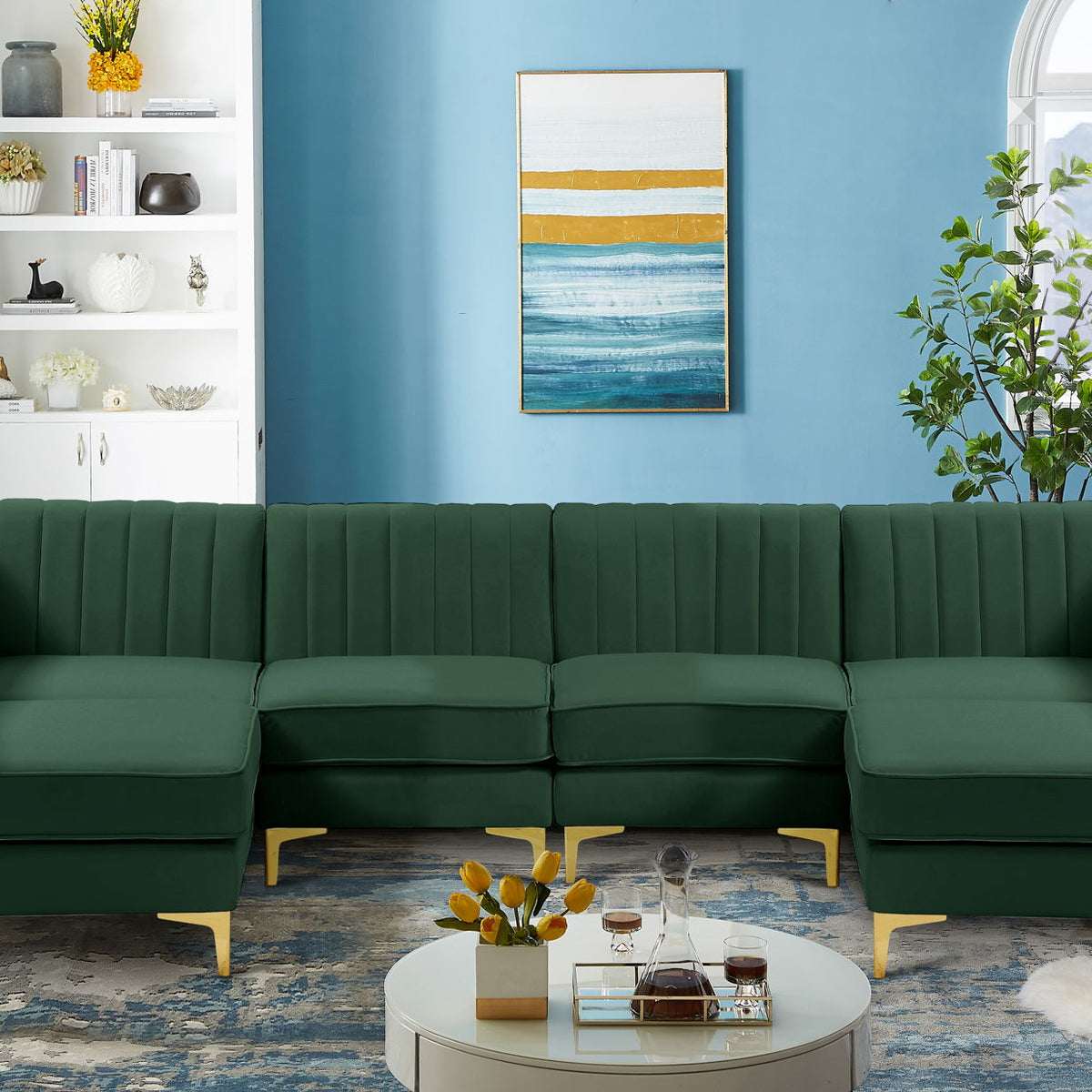 Alina - 6 Piece Modular U-Shaped Sectional