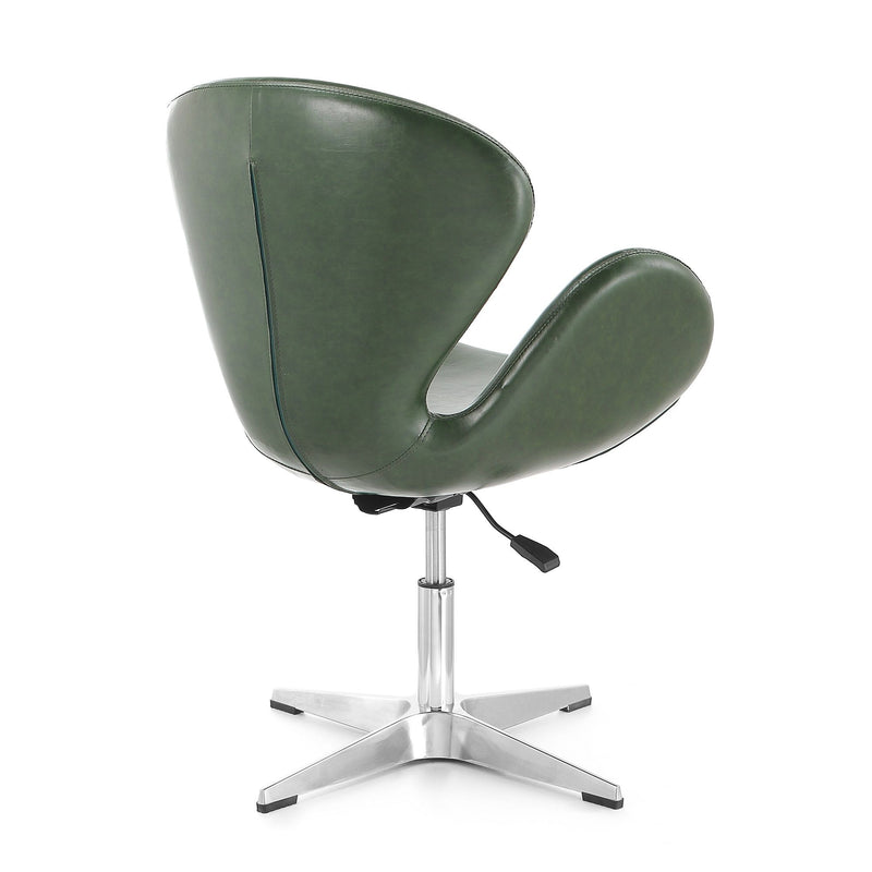 Manhattan Raspberry - Swivel Lounge Chair