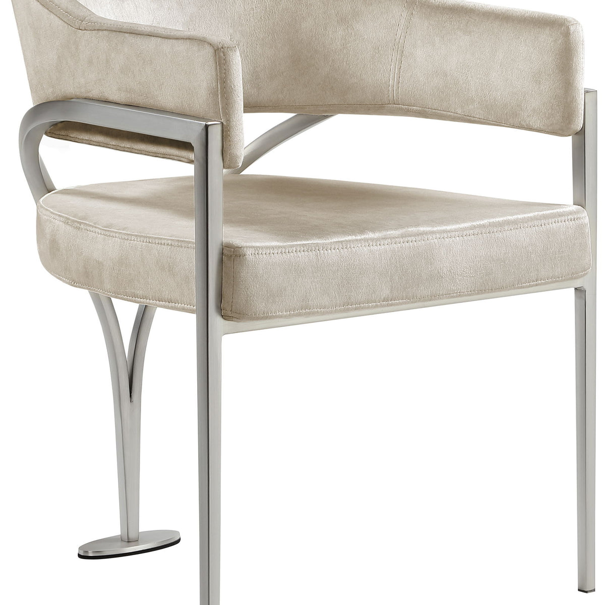 Madelyn - Dining Chair (Set of 2) - Brushed Chrome