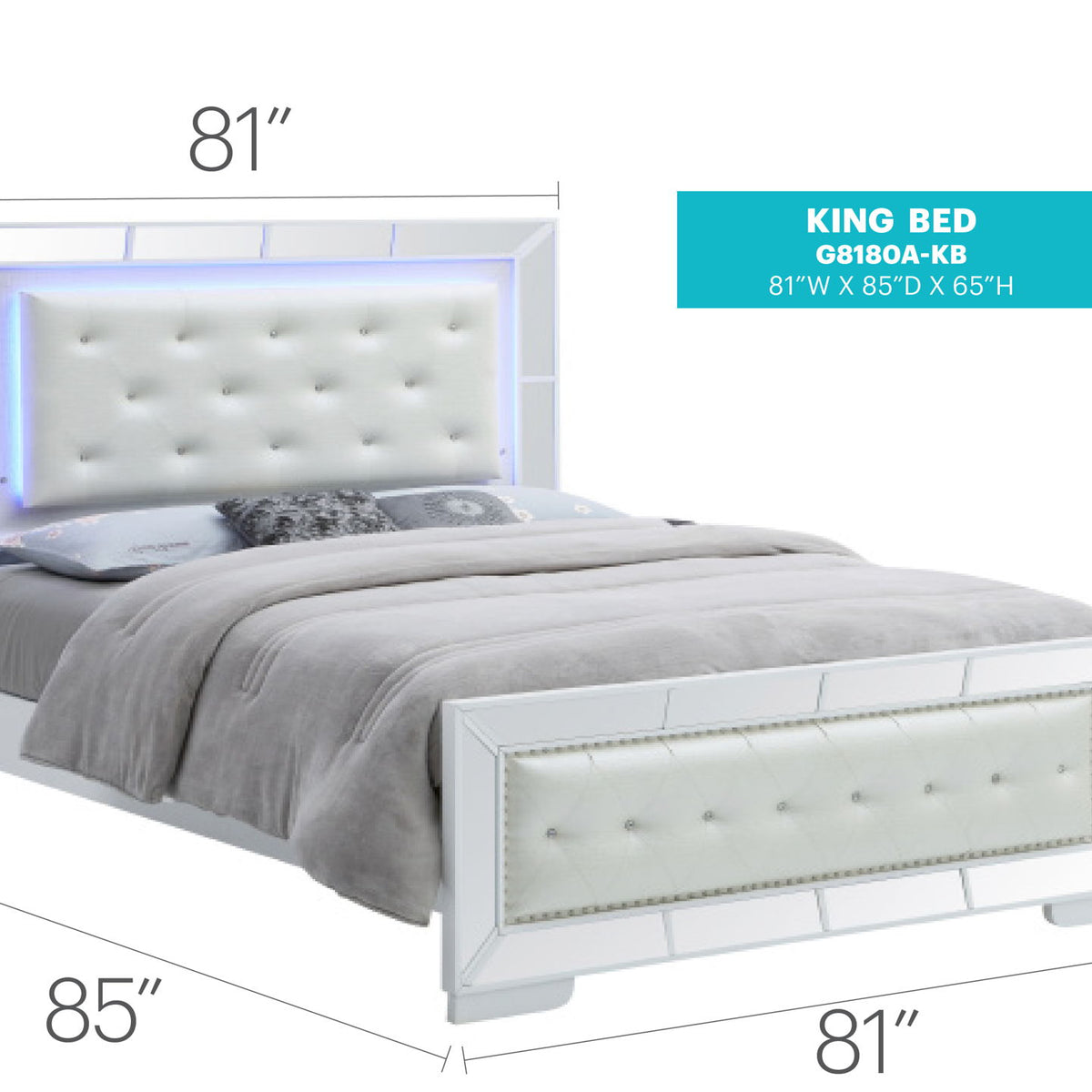 Elegant Modern Contemporary Bed