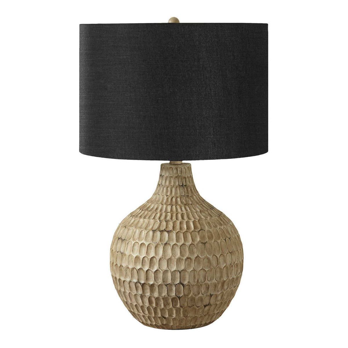 Lighting, Table Lamp, Resin, Contemporary - Brown