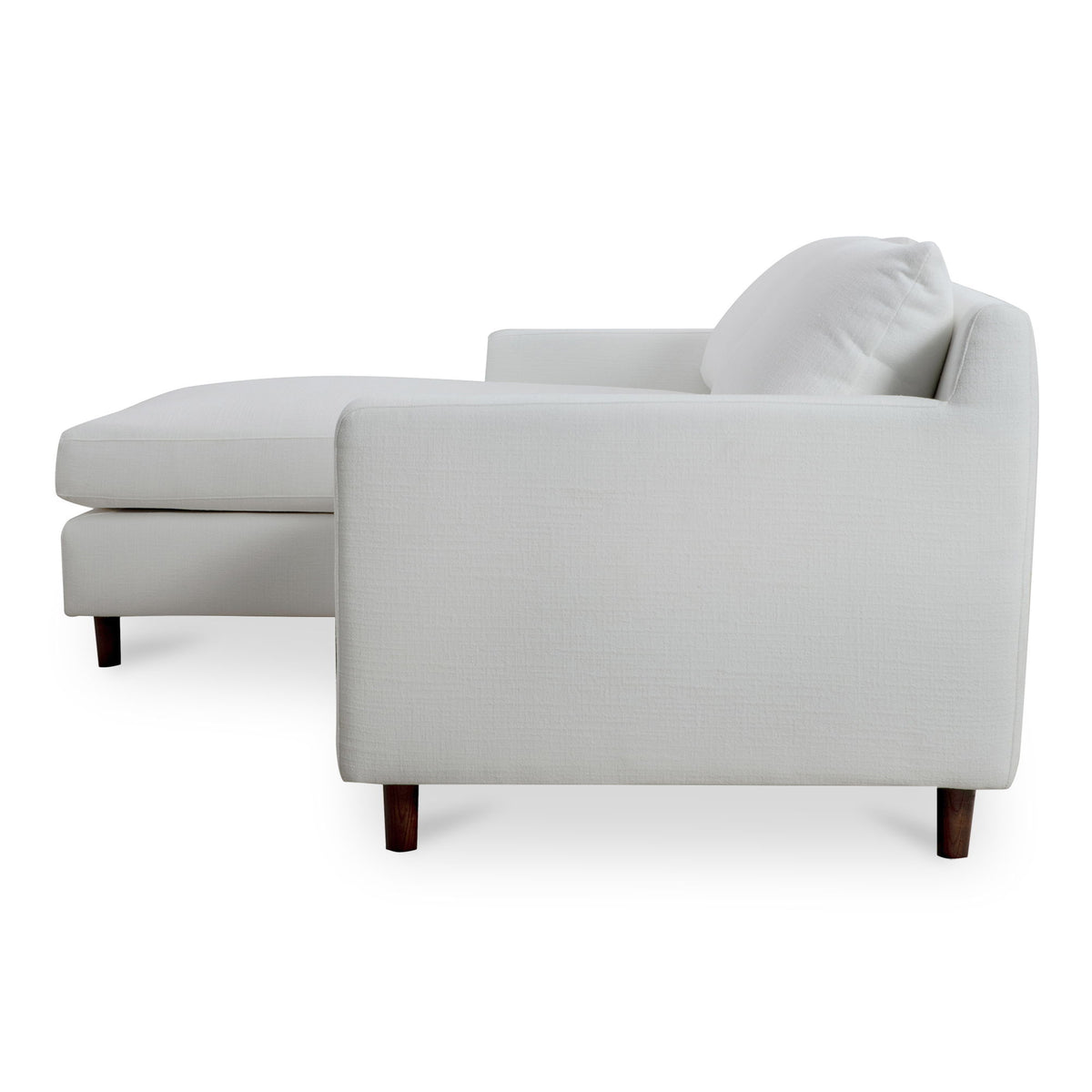 Hutton - Left Sectional - White
