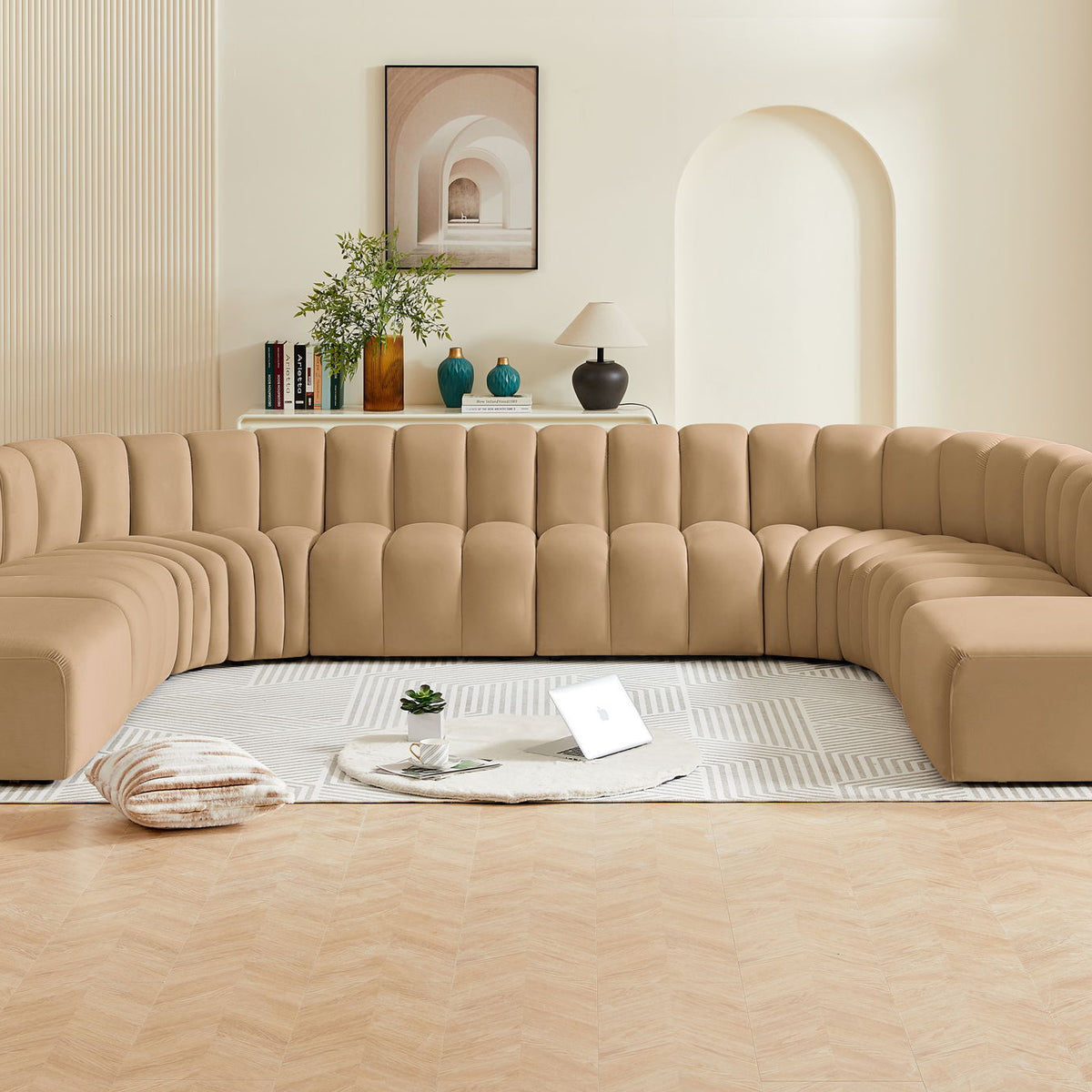 Arc - Velvet Modular Sectional