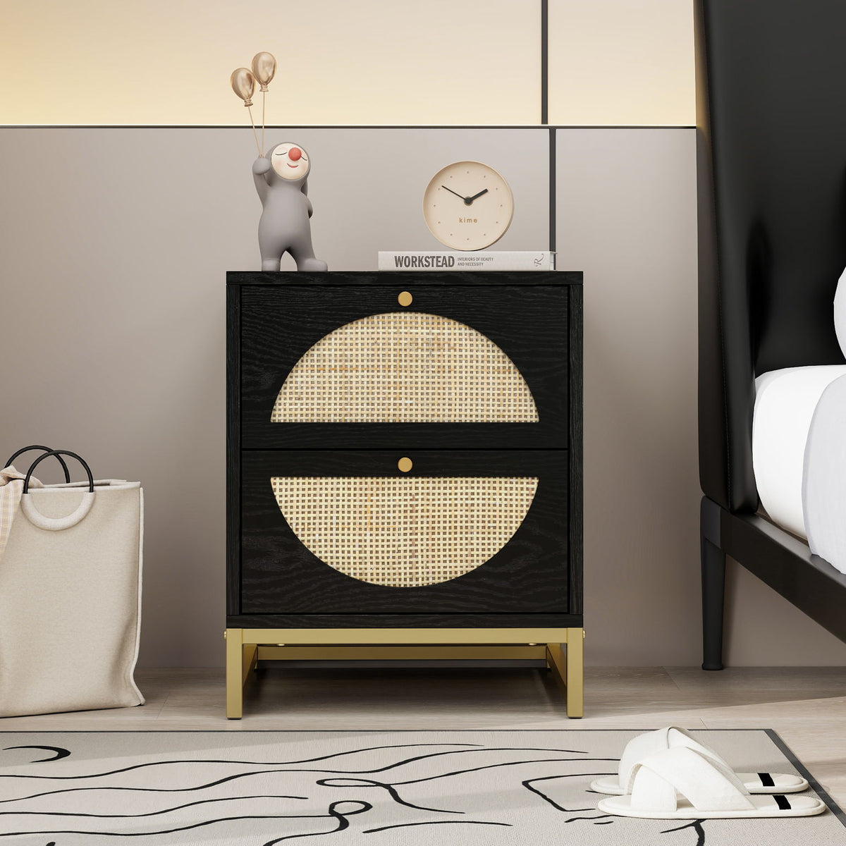 Allen - 2 Drawer Nightstand (Set of 2)