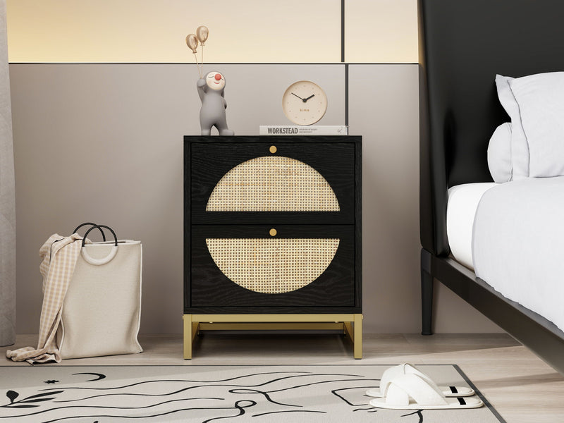 Allen - 2 Drawer Nightstand (Set of 2)