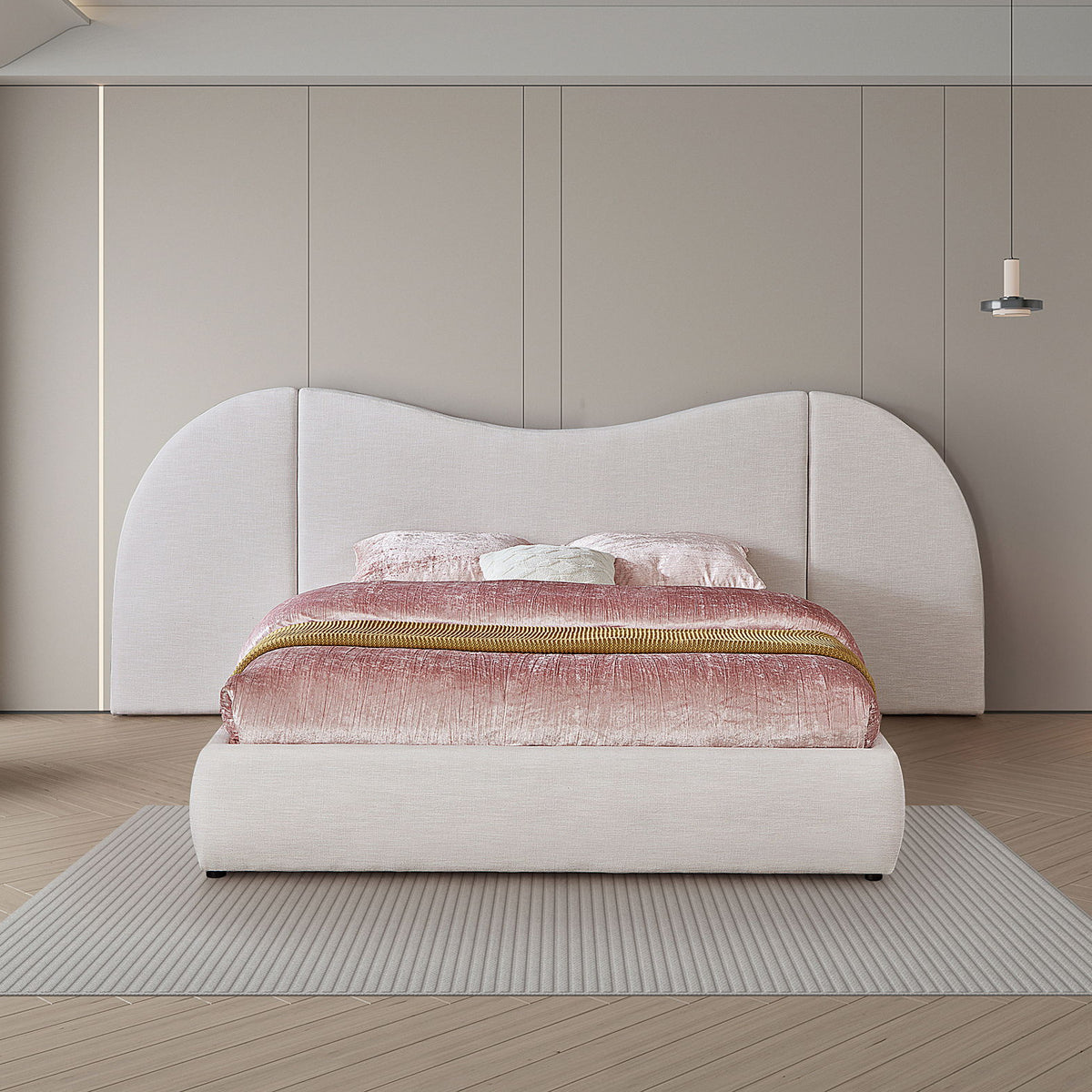 Everest - Linen Fabric Bed