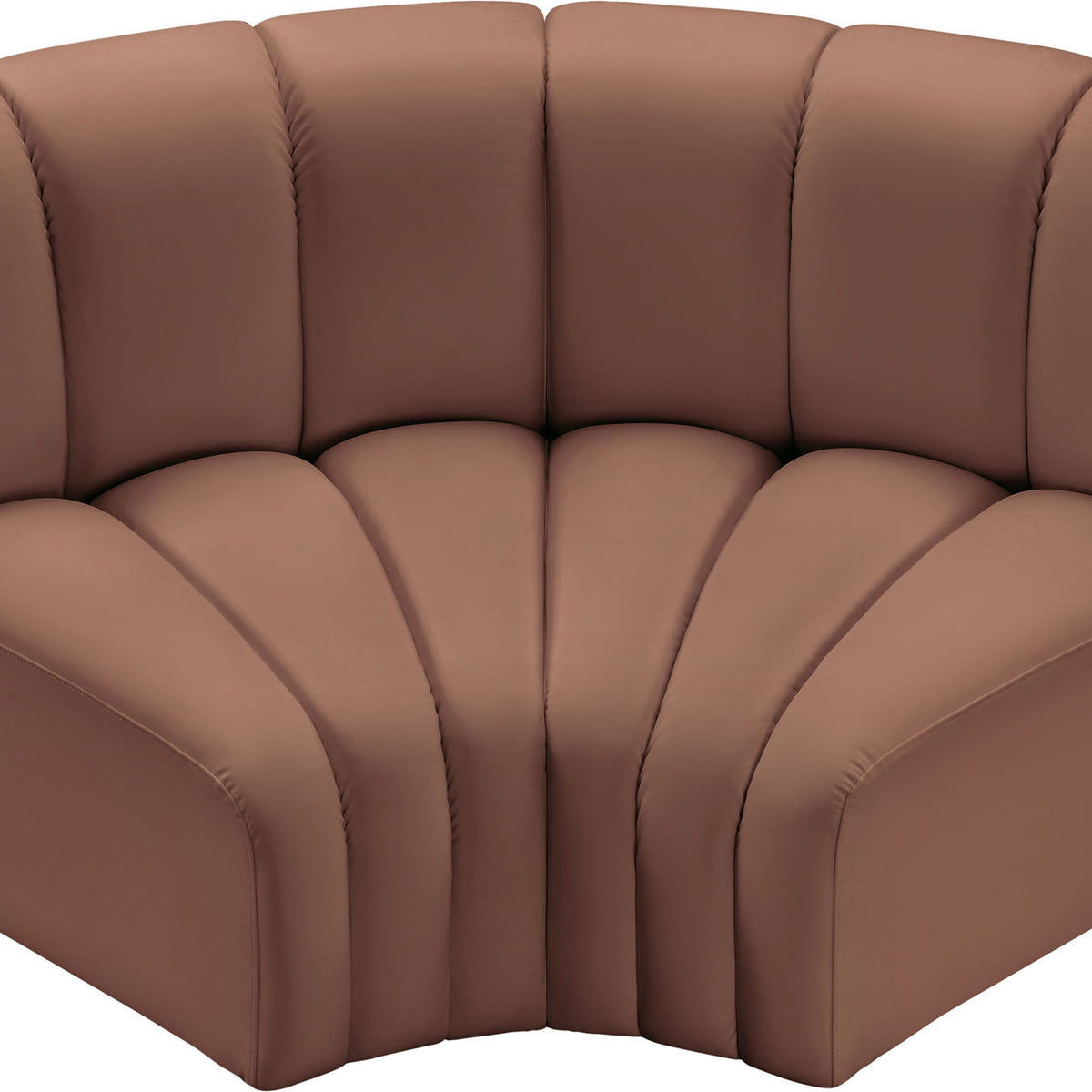 Arc - Faux Leather 2 Piece Modular Sofa