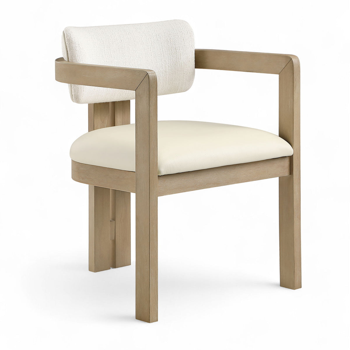 Ravina - Upholstered Dining Chair With Stained Natural Base (Set of 2)