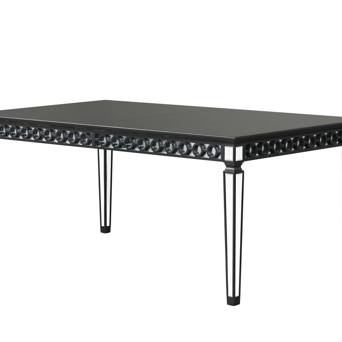 Varian II - Mirrored Dining Table - Black