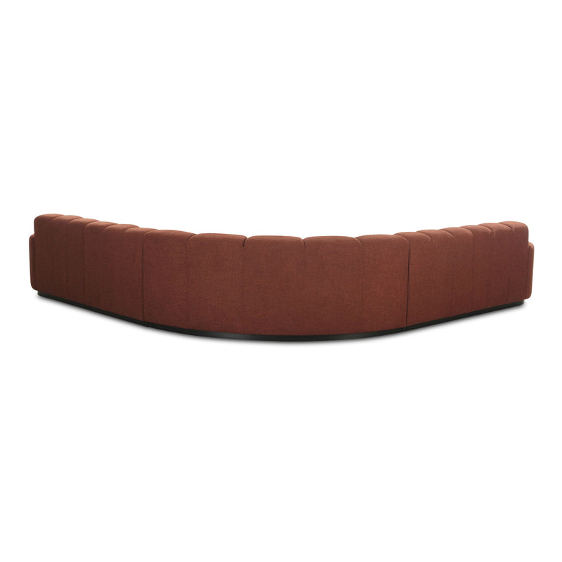 Roman - L-Shaped Sectional - Rust