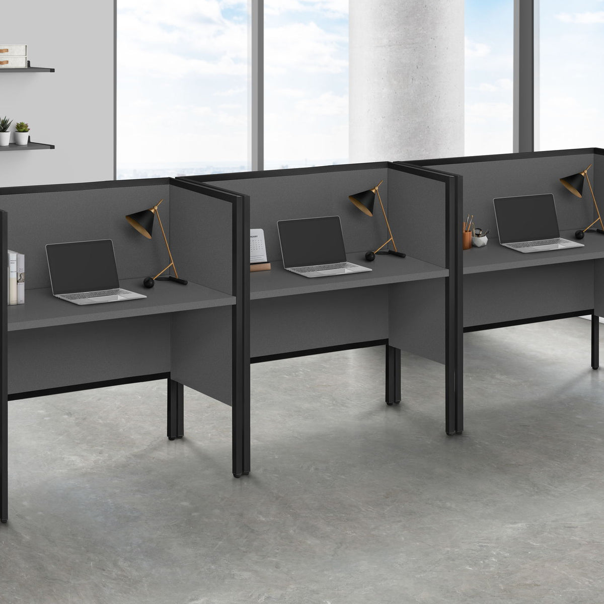 Office Cubicle, Desk, Commercial Grade, Contemporary & Modern