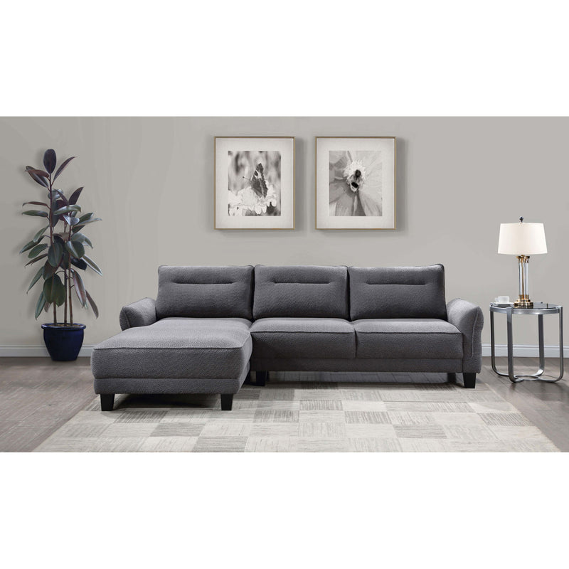 Verona - Loose Back Sectional Sofa - Gray