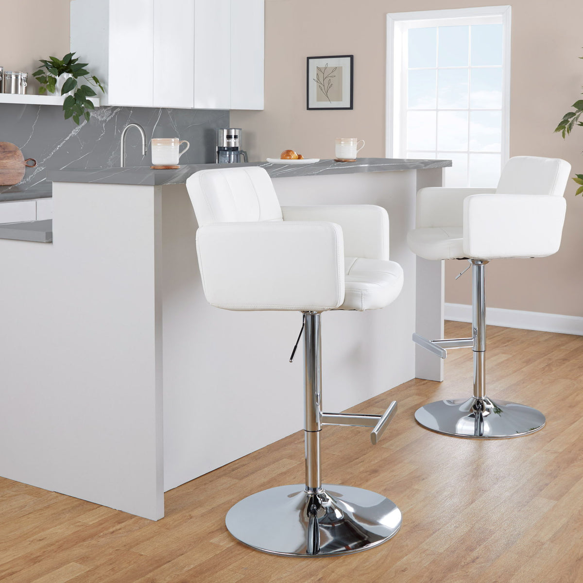 Stout - Contemporary Adjustable Barstool With Swivel