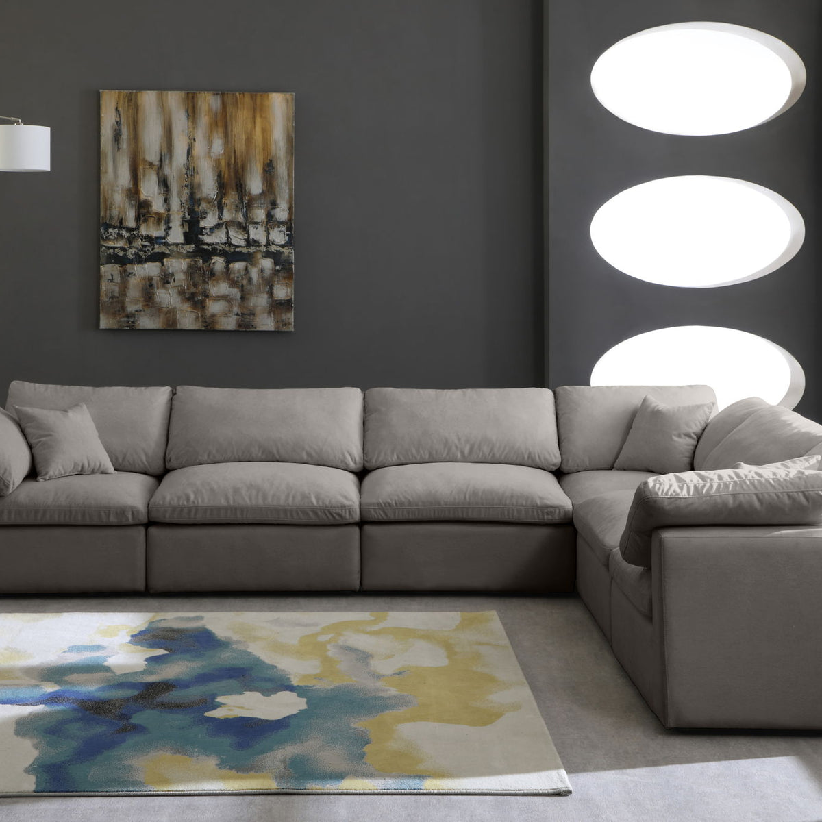 Plush - 6 Piece Modular Sectional