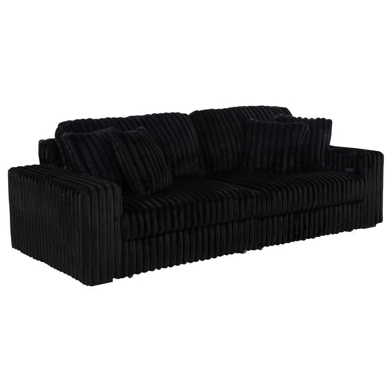 Jacana - Corduroy Upholstered Dual Power Chaise Sofa