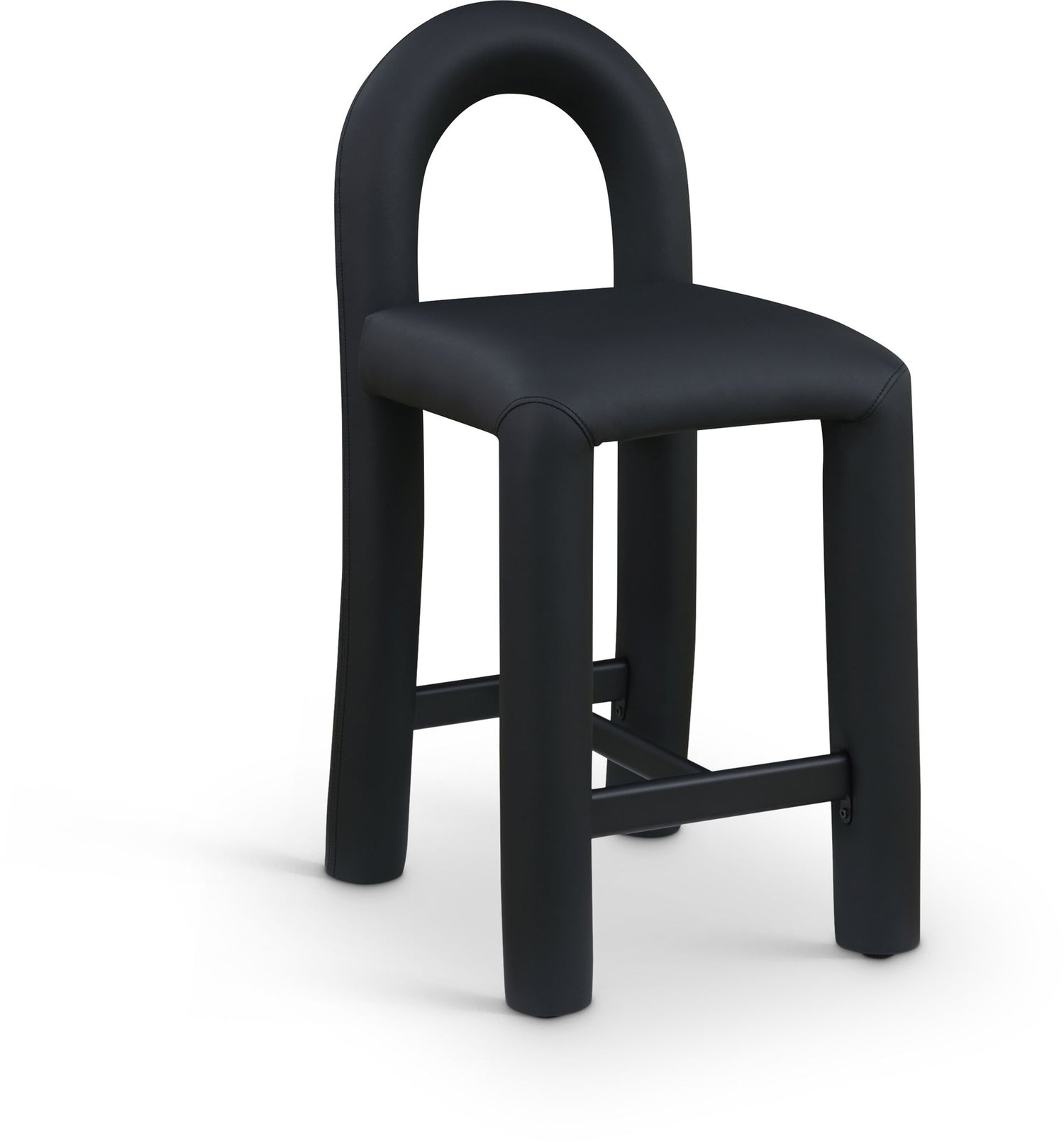 Amari - Faux Leather Stool