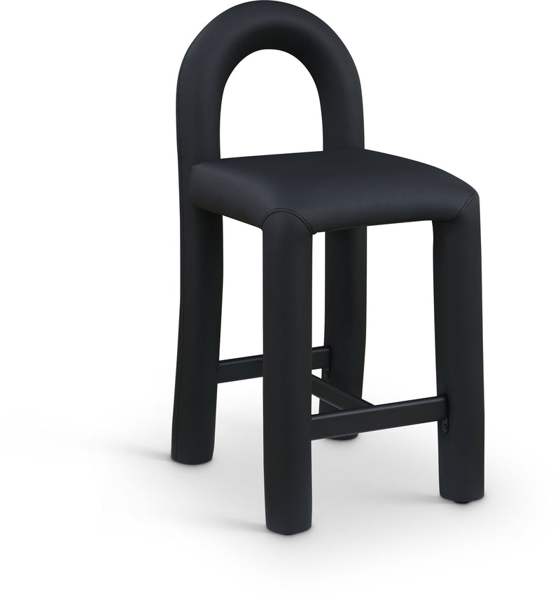 Amari - Faux Leather Stool